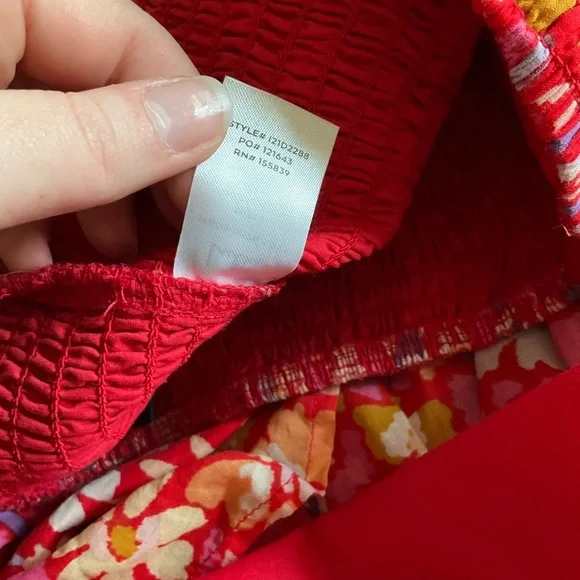 NWT Lulu’s Sunlit Summer Red Floral Print Matching Set - Picture 15 of 16